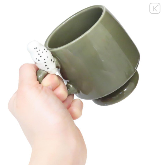 Japan Harry Potter Ceramic Mug with Nokkari Figure - Hedwig - 2