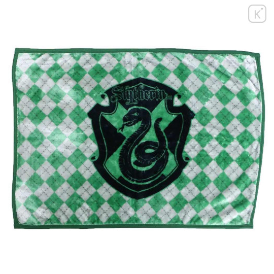 Japan Harry Potter Fluffy Blanket - Slytherin Logo - 1
