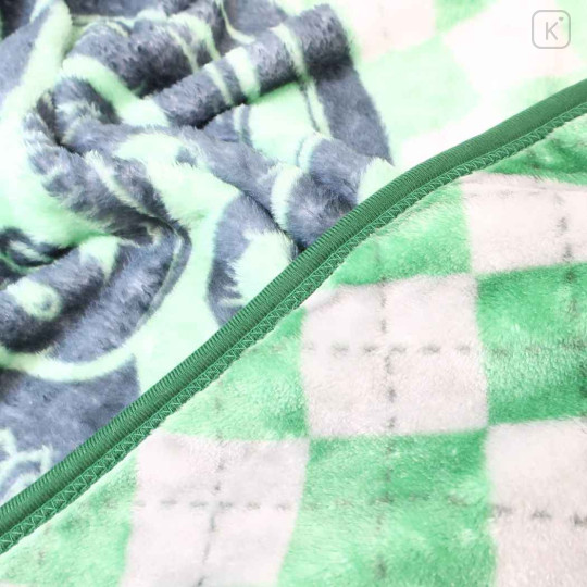 Japan Harry Potter Fluffy Blanket - Slytherin Logo - 2