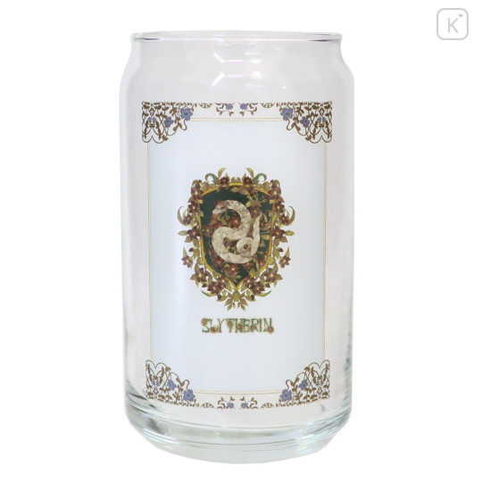 Japan Harry Potter Glass Tumbler - Can-Shaped Slytherin Logo - 1