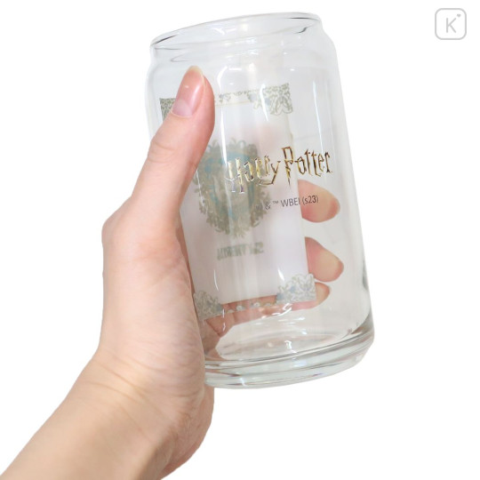 Japan Harry Potter Glass Tumbler - Can-Shaped Slytherin Logo - 2