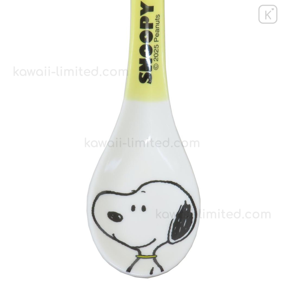 SNOOPY - みー Japan Peanuts Porcelain Spoon - Snoopy : Smile | Kawaii Limited