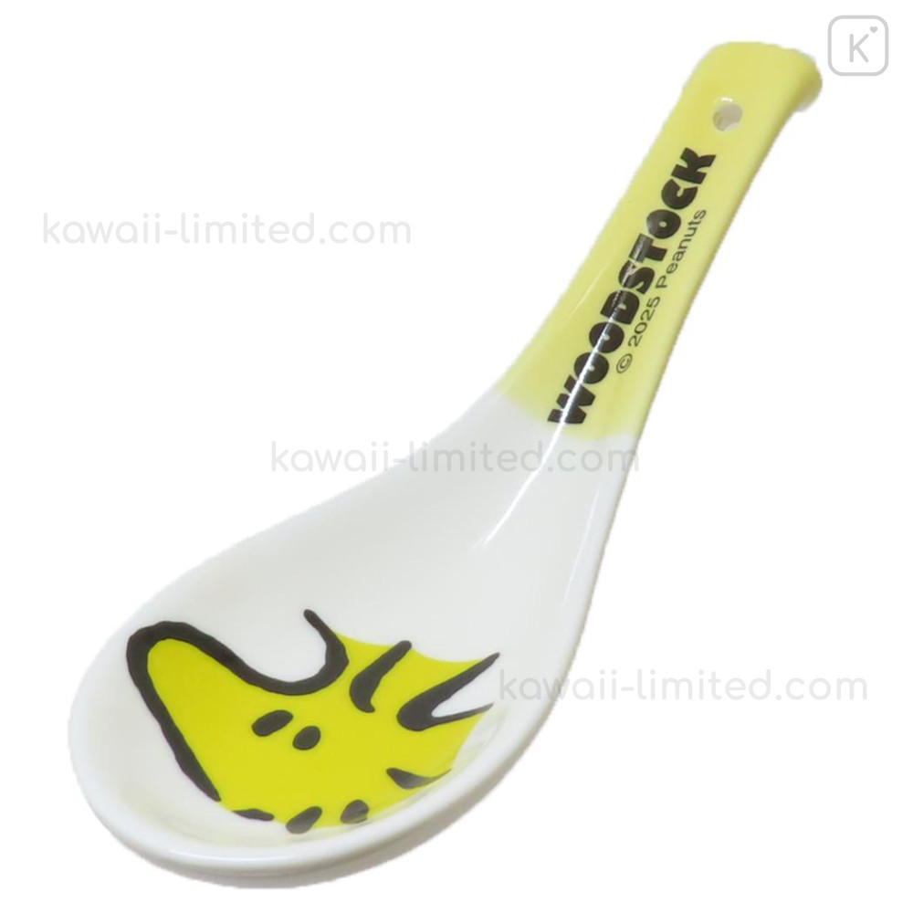 Japan Peanuts Porcelain Spoon - Woodstock : Face | Kawaii