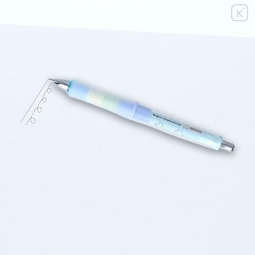 Japan Chiikawa Dr. Grip Play Border Shaker Mechanical Pencil - Chiikawa : Relax Light Blue - 5
