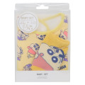 Japan Crayon Shin-chan Bib & Socks Set - Shinnosuke Nohara : Deep Yellow - 1