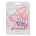 Japan Crayon Shin-chan Bib & Socks Set - Shinnosuke Nohara : Choco Pink - 1