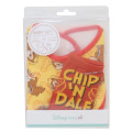 Japan Disney Bib & Socks Set - Chip & Dale : Red Yellow - 1