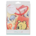 Japan Disney Bib & Socks Set - Eeyore & Pooh & Tigger : Light Yellow - 1