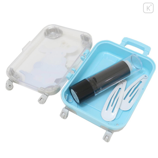 Japan Sanrio Mini Storage Case - Cinnamoroll : Suitcase Style Relax - 3