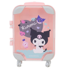 Japan Sanrio Mini Storage Case - Kuromi : Suitcase Style Relax