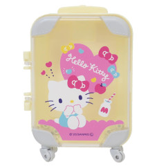 Japan Sanrio Mini Storage Case - Hello Kitty : Suitcase Style Relax