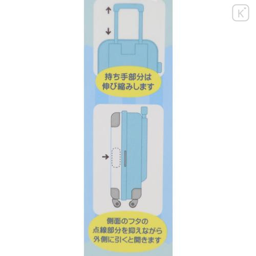 Japan Sanrio Mini Storage Case - Hello Kitty : Suitcase Style Relax - 4