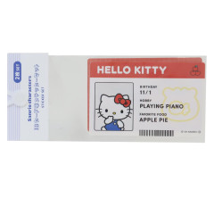 Japan Sanrio Big Sticker Pack - Hello Kitty : ID Card Style