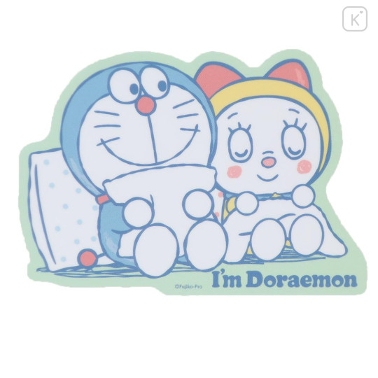 Japan Doraemon Vinyl Sticker - Doraemon : Relaxing Time With Sister - 1