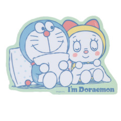 Japan Doraemon Vinyl Sticker - Doraemon : Relaxing Time With Sister