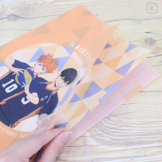 Japan Haikyuu 3 Pockets A4 Index File - Shoyo Hinata & Tobio Kageyama - 3
