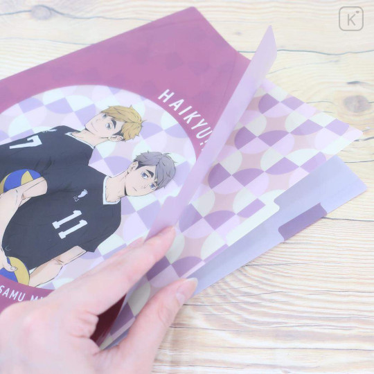 Japan Haikyuu 3 Pockets A4 Index File - Atsumu & Osamu Miya - 3