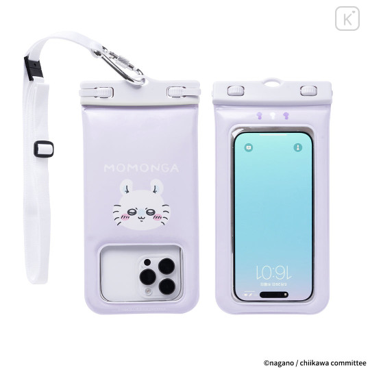 Japan Chiikawa Divaid Floating Waterproof Case with Shoulder Strap - Momonga - 1