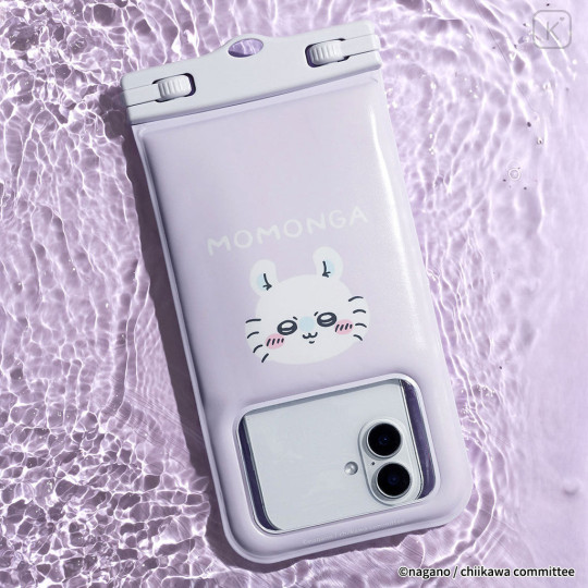 Japan Chiikawa Divaid Floating Waterproof Case with Shoulder Strap - Momonga - 3