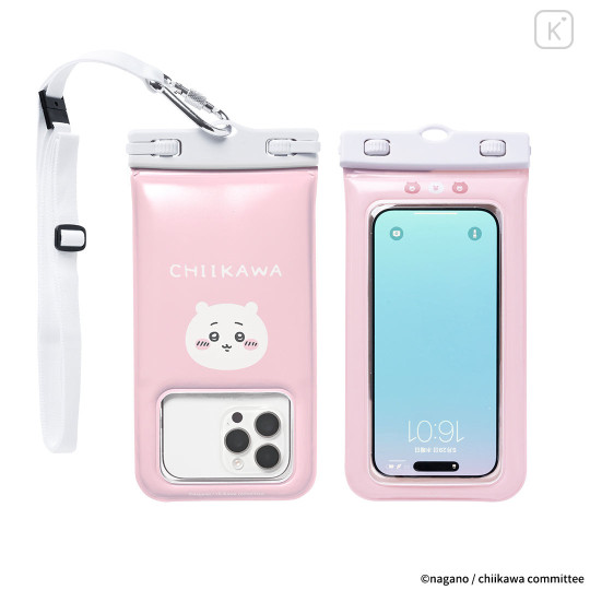 Japan Chiikawa Divaid Floating Waterproof Case with Shoulder Strap - Chiikawa - 1
