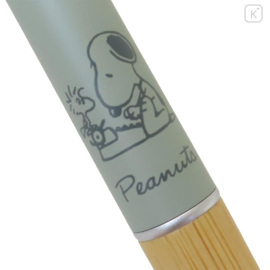 Japan Peanuts Jetstream 4&1 Bamboo Multi Ballpoint Pen + Mechanical Pencil - Snoopy - 2