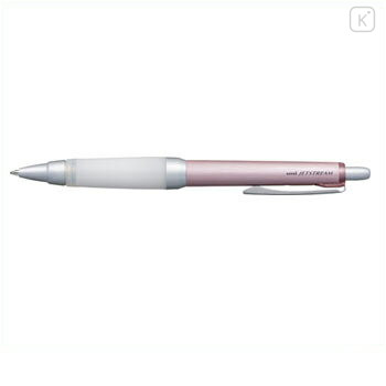 Japan Uni Jetstream Alpha Gel Grip Ballpoint Pen - 0.7mm Pink - 1