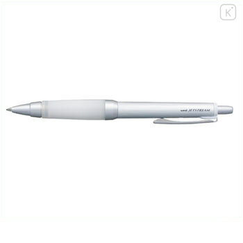 Japan Uni Jetstream Alpha Gel Grip Ballpoint Pen - 0.7mm Silver - 1