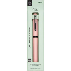 Japan Uni Jetstream Prime Twist 3 Color Multi Ballpoint Pen - 0.5mm Cotton Pink