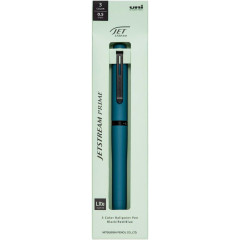 Japan Uni Jetstream Prime Twist 3 Color Multi Ballpoint Pen - 0.5mm Ivy Green
