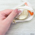 Japan Miffy Mesh Flat Mini Pouch - Miffy : Flower White - 3