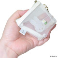 Japan Miffy Mesh Mini Pouch - Miffy : Flower White - 2
