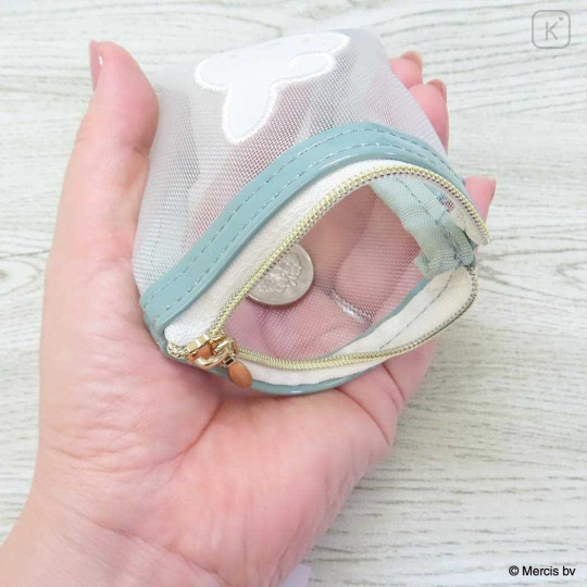 Japan Miffy Mesh Mini Pouch - Dan Flower - 3