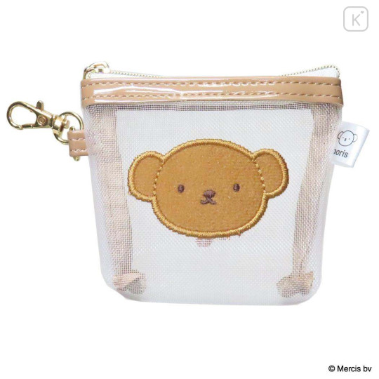 Japan Miffy Mesh Mini Pouch - Boris : Cherry - 1