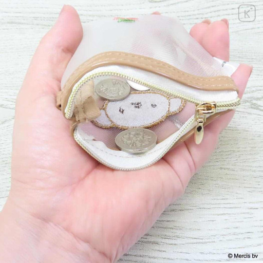Japan Miffy Mesh Mini Pouch - Boris : Cherry - 3