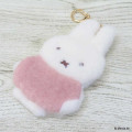 Japan Miffy Mascot Holder - Miffy : Bruna Fluffy Applique - 3
