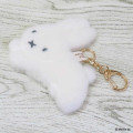 Japan Miffy Mascot Holder - Miffy : Bruna Fluffy Applique Jumping - 3