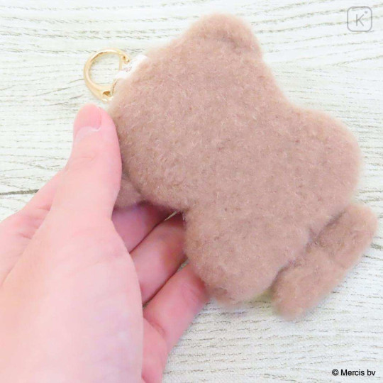 Japan Miffy Mascot Holder - Boris : Bruna Fluffy Applique - 2
