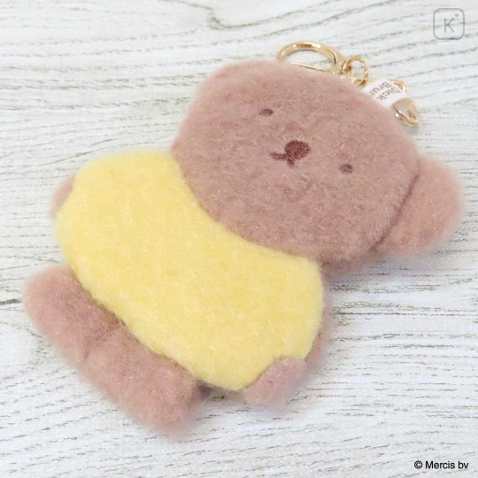 Japan Miffy Mascot Holder - Boris : Bruna Fluffy Applique - 3