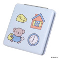 Japan Miffy 2-sided Compact Mirror - Boris : Miffy Bruno Favorite Blue - 1