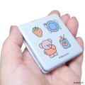 Japan Miffy 2-sided Compact Mirror - Boris : Miffy Bruno Favorite Blue - 2