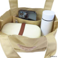 Japan Miffy Mini Tote Bag - Boris : Bruna Fluffy Applique Caramel Yellow - 3