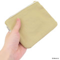 Japan Miffy Flat Mini Pouch - Boris : Bruna Fluffy Applique Caramel Yellow - 2