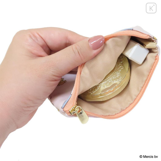 Japan Miffy Pouch & Tissue Case - Miffy : Miffy Bruno Favorite Pink - 3