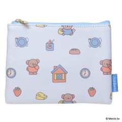 Japan Miffy Pouch & Tissue Case - Boris : Miffy Bruno Favorite Blue
