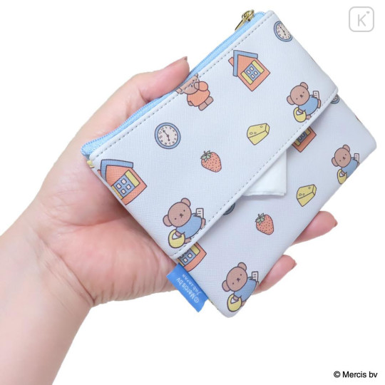 Japan Miffy Pouch & Tissue Case - Boris : Miffy Bruno Favorite Blue - 2
