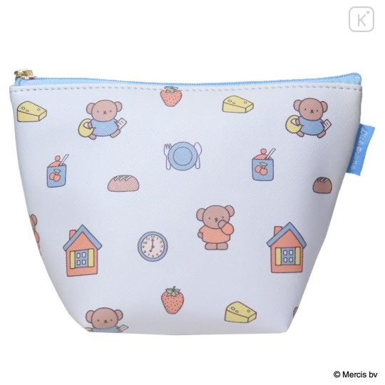 Japan Miffy Boat-shaped Pouch - Boris : Miffy Bruno Favorite Blue - 1