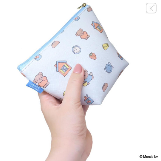 Japan Miffy Boat-shaped Pouch - Boris : Miffy Bruno Favorite Blue - 2