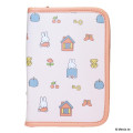 Japan Miffy Card Pocket Multi Accessory Case - Miffy : Miffy Bruno Favorite Pink - 1