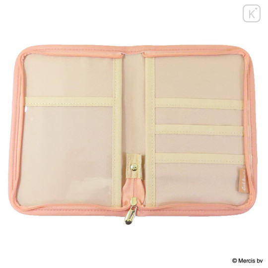 Japan Miffy Card Pocket Multi Accessory Case - Miffy : Miffy Bruno Favorite Pink - 3