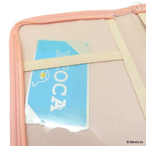 Japan Miffy Card Pocket Multi Accessory Case - Miffy : Miffy Bruno Favorite Pink - 4